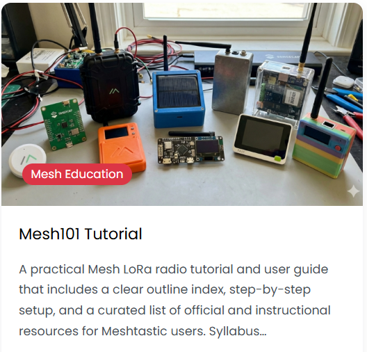 Mesh Education MESH101 Tutorial